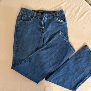 Stretch Straight Blue Jeans